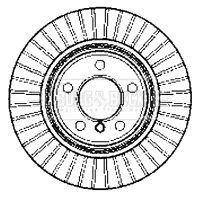 BORG & BECK Тормозной диск BBD4417